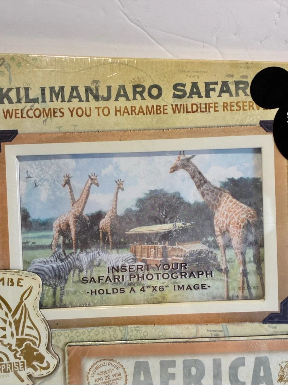 1998 Disney Animal Kingdom Kilimanjaro Safaris Scrapbook Starter Kit Sealed NWT